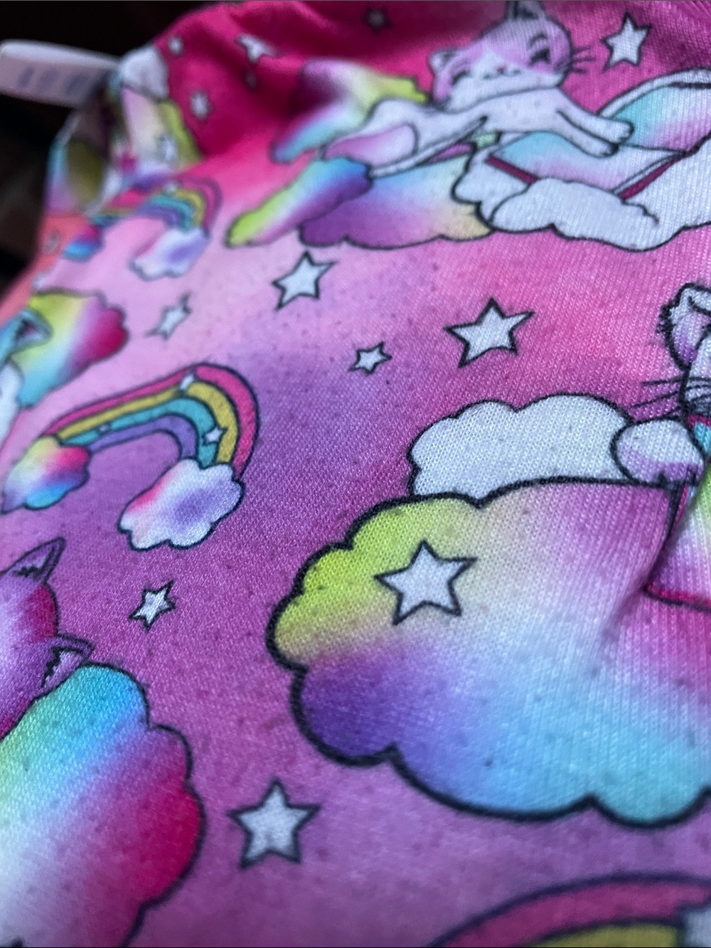 Girls' Pink Cat & Rainbow Pajama Pants - Cozy Sleepwear - Picture 5 of 5